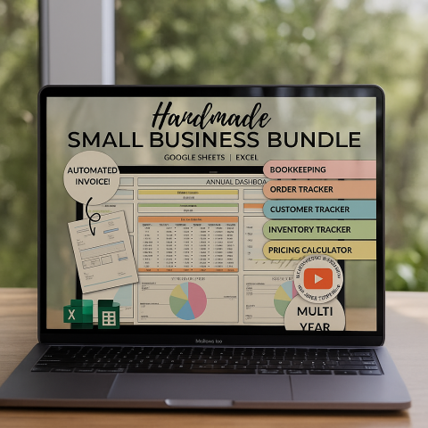 Google Sheets MSME Planner | Finance & Inventory Tracker ES03