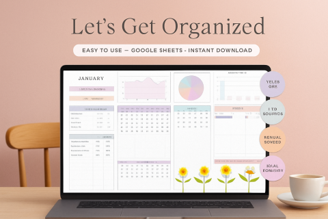 10-in-1 Life Planner - Google Sheets Template ES06