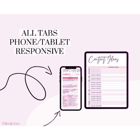 TikTok Analytics Spreadsheet | Monthly Planner & Growth Chart ES10