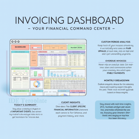 Invoice Tracker & Payment Manager: Template Spreadsheet Bisnis Kecil Lengkap dengan Invoice Generator & Dashboard ES15