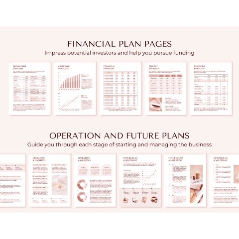 Ultimate 68-Page Business Plan Template — Professional, Editable & Modern ES14